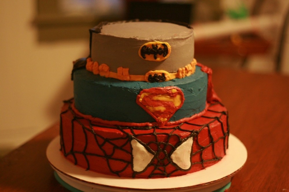 Superhero cake pic 3