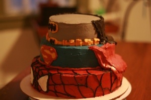 Superhero cake pic 2